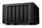    Synology DS1515+ QC2,4GhzCPU/2Gb DDR3/RAID0,1,10,5,5+spare,6/up to 5hot plug HDDs SATA(3,5' or 2,5') (up to 15 with 2xDX513/)2xUSB3.0,4xUSB2.0/2eSATA/4GigEth/iSCSI/2xIPcam(up to 35)/1xPS repl DS1513+ DS1515+