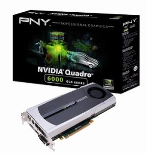  PNY Quadro 6000G 6GB PCIE Genlock/Framelock Retail (VCQ6000G-PB)