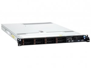  IBM x3550 M4 Rack (1U), Xeon 4C E5-2643 (3.3GHz/1600MHz/10MB/130W), 1X4GB 1.5V LP RDIMM, noHDD 2.5in HS SAS/SATA(4/8), SR M5110 (no cache, raid 0,1,10), noDVD, 4xGbE, PS 1x750W (up2)