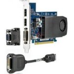 HP NVIDIA GT630 DP 2GB DH PCIe x16 Dual Link DVI-I, 2x Miltimode Display Port (HP Display Port to DVI-D adapter, DVII to VGA adapter) (3300Pro MT, 6005Pro MT, 6200Pro MT, 8200Elite CMT/MT)