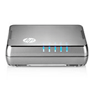 HP 1405-5 Switch v2 (5 ports 10/100, Unmanaged, fanless, desktop) (repl. for JD866A)