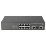 HP 3100-8 v2 EI Switch (8x10 /100 + 1x10 /100 /1000 or SFP, Full Managed L2, Clustered Stacking) (repl. for JD318A)