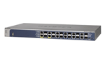 NETGEAR Managed L2 switch with CLI and 12SFP(Combo) ports (including 4 PoE+ ports) with static routing and MVR, PoE budget up to 150W