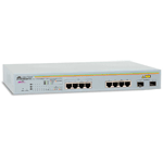 Allied Telesis 8 port 10 /100 /1000TX WebSmart POE switch with 2 SFP bays