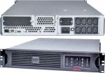  APC Black Smart-UPS 2200VA/1980W, RackMount, 2U, Line-Interactive, USB and serial connectivity, user repl.batt, Automatic Voltage Regulation (SUA2200RMI2U)