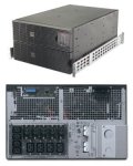  APC Smart-UPS RT RM, 10000VA/8000W, On-Line, 1:1 or 3:1, Rack 6U (Tower convertible), Extended-run, Pre-Inst. AP9619, with PC Business, Black (SURT10000XLI + SURTRK2) (SURT10000RMXLI)