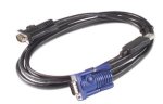  APC KVM USB Cable - 12 ft (3.6 m) (AP5257)