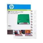 HP Ultrium4 1.6TB bar code label pack (100 data + 10 cleaning) for C7974A (for libraries & autoloaders)