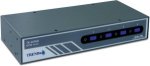  TRENDNET TK-403KR, 4-Port PS/2 Rack Mount KVM Switch Kit w/ Audio