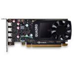  PNY Nvidia Quadro P600DVI 2GB DDR5, PCIE, 128-bit 384 Cores, 4*mDP1.4, 4*mDP to DVI-D SL adapter, LP bracket, Bulk (VCQP600DVIBLK-1)