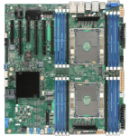   Intel S2600STB (2xLGA3647, Intel C624, 2x8DDR4, 2xGbLAN, VGA, E-ATX)